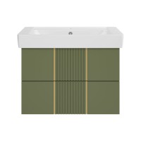 VEGA - 80 Тумба подвесная с 2 ящ. олива