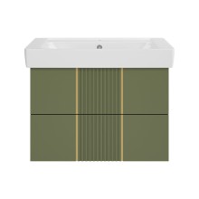 VEGA - 80 Тумба подвесная с 2 ящ. олива