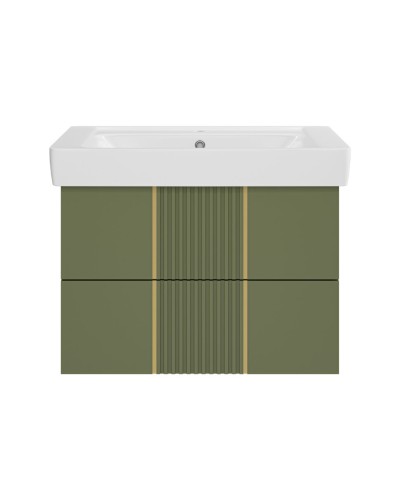 VEGA - 80 Тумба подвесная с 2 ящ. олива