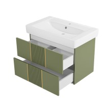 VEGA - 80 Тумба подвесная с 2 ящ. олива