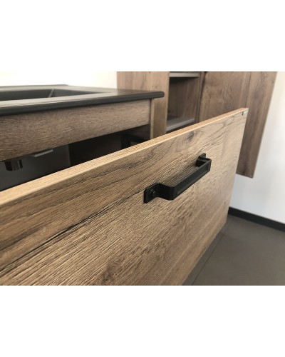 Тумба с раковиной Comforty Бредфорд 75 00004149064 Дуб темный