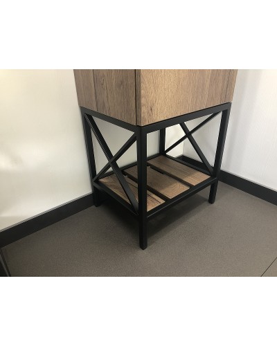 Тумба с раковиной Comforty Бредфорд 75 00004149064 Дуб темный