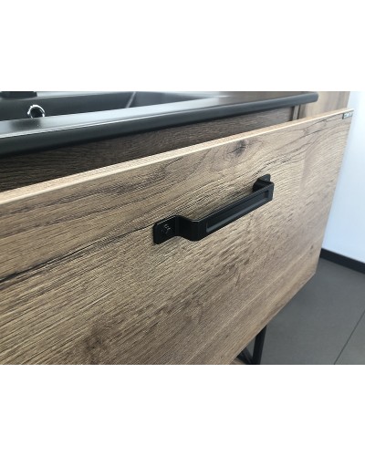 Тумба с раковиной Comforty Бредфорд 75 00004149064 Дуб темный