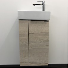 Тумба с раковиной Comforty Асти 40 00-00000831 подвесная Дуб дымчатый