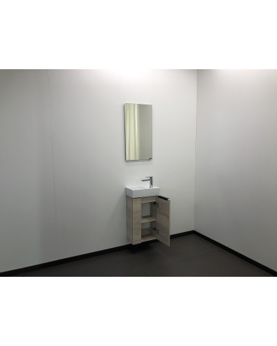 Тумба с раковиной Comforty Асти 40 00-00000831 подвесная Дуб дымчатый