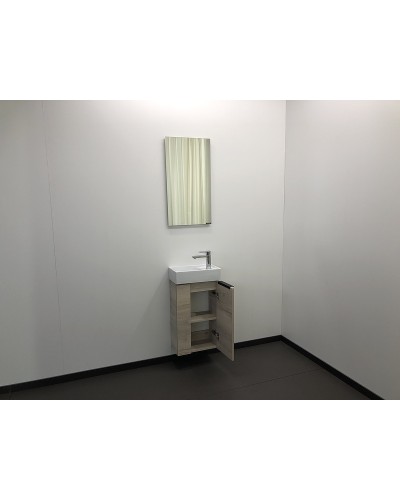 Тумба с раковиной Comforty Асти 40 00-00000831 подвесная Дуб дымчатый