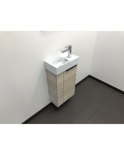 Тумба с раковиной Comforty Асти 40 00-00000831 подвесная Дуб дымчатый