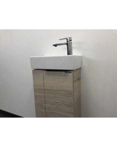 Тумба с раковиной Comforty Асти 40 00-00000831 подвесная Дуб дымчатый