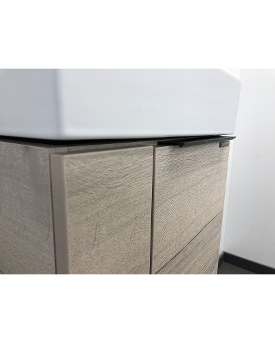 Тумба с раковиной Comforty Асти 40 00-00000831 подвесная Дуб дымчатый