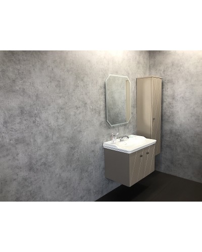 Тумба с раковиной Comforty Кремона 80 00-00001040 подвесная Латте
