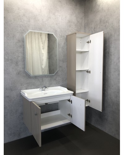 Тумба с раковиной Comforty Кремона 80 00-00001040 подвесная Латте