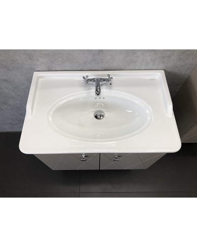 Тумба с раковиной Comforty Кремона 80 00-00001040 подвесная Латте