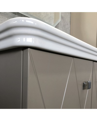 Тумба с раковиной Comforty Кремона 80 00-00001040 подвесная Латте