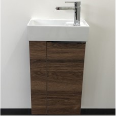 Тумба с раковиной Comforty Матэ 40 00-00000832 подвесная Дуб темно-коричневый