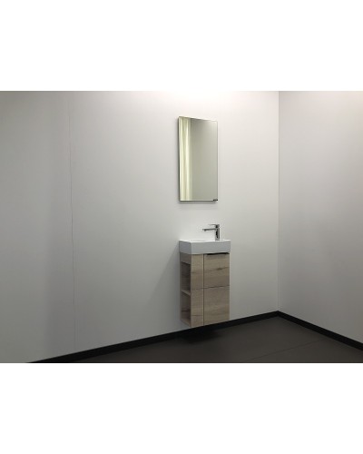 Тумба с раковиной Comforty Матэ 40 00-00000833 подвесная Дуб дымчатый