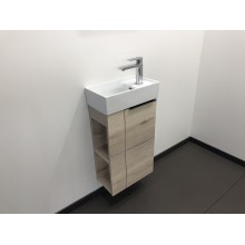 Тумба с раковиной Comforty Матэ 40 00-00000833 подвесная Дуб дымчатый