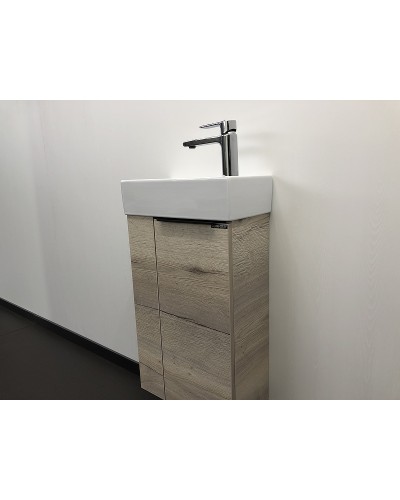 Тумба с раковиной Comforty Матэ 40 00-00000833 подвесная Дуб дымчатый