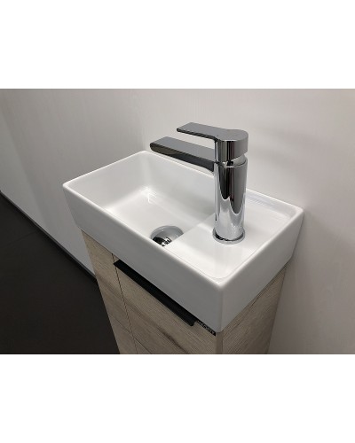 Тумба с раковиной Comforty Матэ 40 00-00000833 подвесная Дуб дымчатый