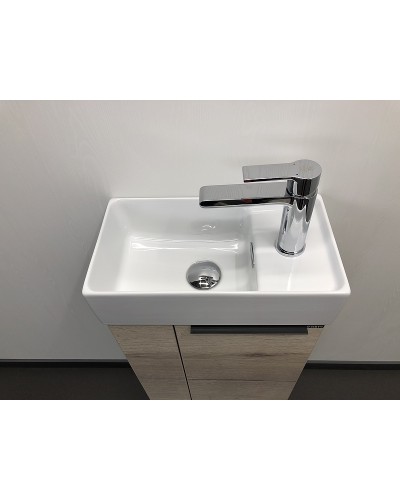 Тумба с раковиной Comforty Матэ 40 00-00000833 подвесная Дуб дымчатый