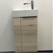 Тумба с раковиной Comforty Матэ 40 00-00000833 подвесная Дуб дымчатый
