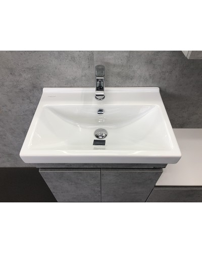 Тумба с раковиной Comforty Осло 60 00-00000835 подвесная Бетон светлый