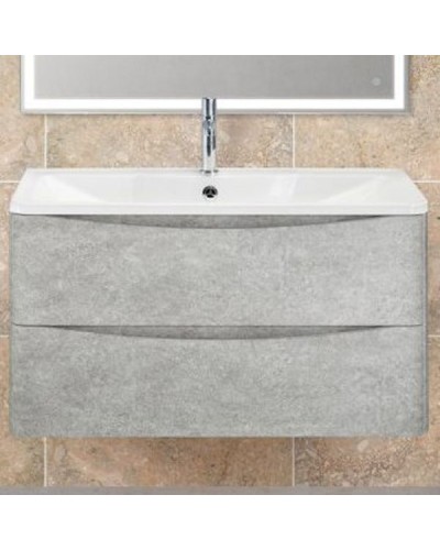 Тумба под раковину BelBagno ACQUA-800-2C-SO-CVG подвесная Cemento Verona Grigio