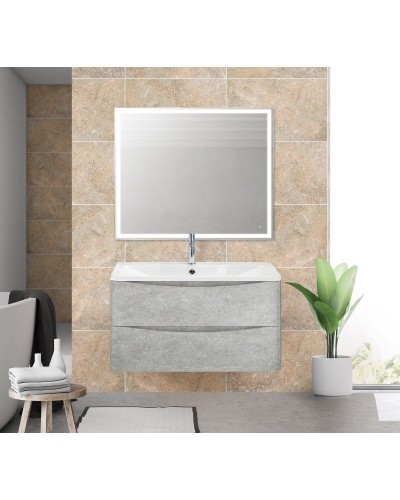 Тумба под раковину BelBagno ACQUA-800-2C-SO-CVG подвесная Cemento Verona Grigio