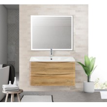 Тумба под раковину BelBagno ACQUA-900-2C-SO-RR подвесная Rovere Rustico