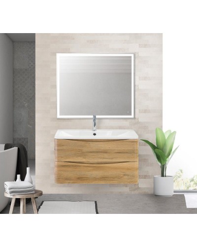 Тумба под раковину BelBagno ACQUA-900-2C-SO-RR подвесная Rovere Rustico