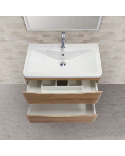 Тумба под раковину BelBagno ACQUA-900-2C-SO-RR подвесная Rovere Rustico