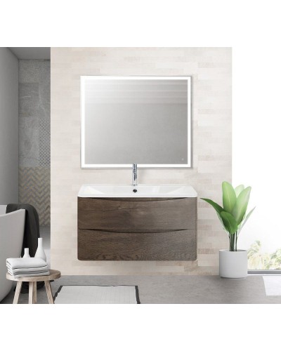 Тумба под раковину BelBagno ACQUA-1000-2C-SO-RNG подвесная Robere Nature Grigio