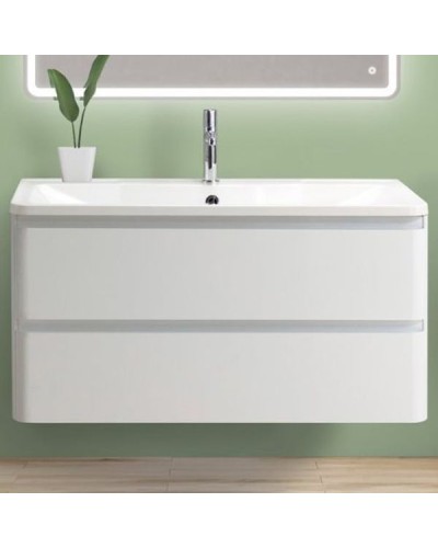Тумба под раковину BelBagno ALBANO-800-2C-SO-BL подвесная Bianco Lucido
