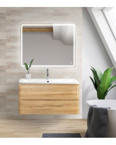 Тумба под раковину BelBagno ALBANO-800-2C-SO-RR подвесная Rovere Rustico