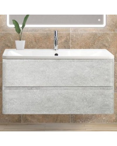 Тумба под раковину BelBagno ALBANO-800-2C-SO-CVG подвесная Cemento Verona Grigio