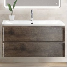 Тумба под раковину BelBagno ALBANO-800-2C-SO-RNG подвесная Robere Nature Grigio