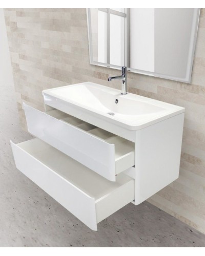 Тумба под раковину BelBagno ALBANO-900-2C-SO-BL подвесная Bianco Lucido