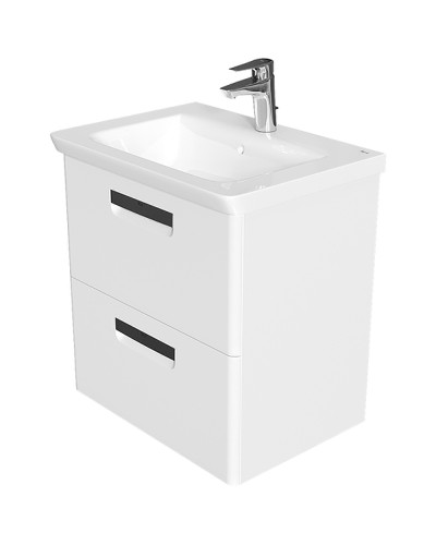 Тумба под раковину Roca The Gap 60 ZRU9302734 подвесная Белая матовая