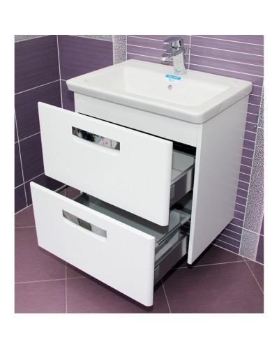 Тумба под раковину Roca The Gap 60 ZRU9302734 подвесная Белая матовая