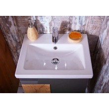 Тумба под раковину Бриклаер Форест 50 4627125414640 подвесная Дуб золотой Антрацит