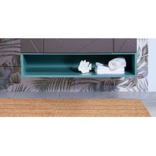 Тумба под раковину Бриклаер Кристалл 90 4627125414541 подвесная Софт Графит Ясень Анкор темный