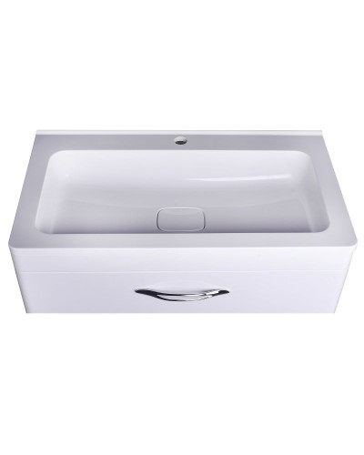 Тумба под раковину Style Line Каре 60 СС-00002268 Люкс Plus подвесная Белый