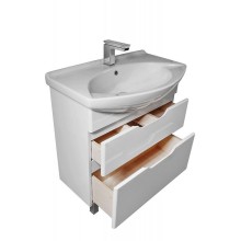 Тумба под раковину Dreja Laguna Plus 85 99.0107 Белый глянец