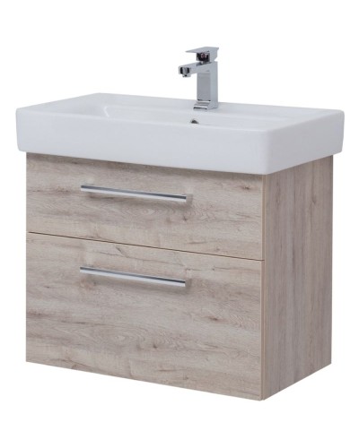 Тумба под раковину Dreja Q Max 80 77.0008D подвесная Дуб кантри