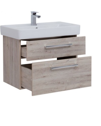 Тумба под раковину Dreja Q Max 80 77.0008D подвесная Дуб кантри