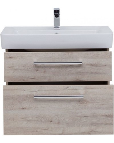 Тумба под раковину Dreja Q Max 80 77.0008D подвесная Дуб кантри