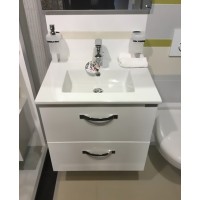 Тумба под раковину Jacob Delafon Ola 61 EB390RU-J5 подвесная Белая глянцевая