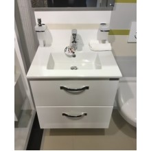 Тумба под раковину Jacob Delafon Ola 61 EB390RU-J5 подвесная Белая глянцевая