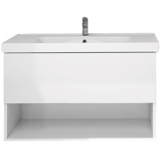 Тумба под раковину Dreja Perfecto 70 99.0807 подвесная Белый глянец