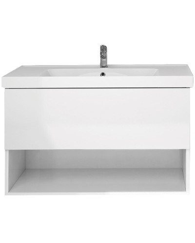 Тумба под раковину Dreja Perfecto 70 99.0807 подвесная Белый глянец