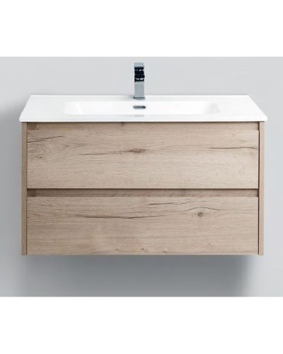 Тумба под раковину BelBagno Kraft 90 KRAFT-900-2C-SO-RGB подвесная Белый дуб Галифакс